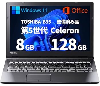 東芝 - Toshiba B35R 3205U 8G 320G WiFi Amazon.co.jp: 【整備済み品】 東芝TOSHIBA B35 第5世代Celeron